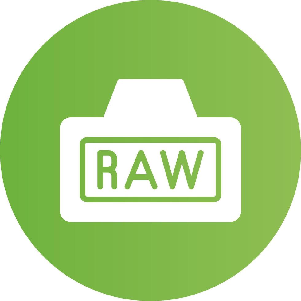 Raw Creative Icon Design vector