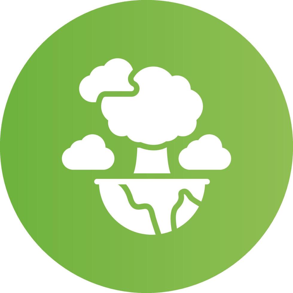 Green Planet Creative Icon Design vector