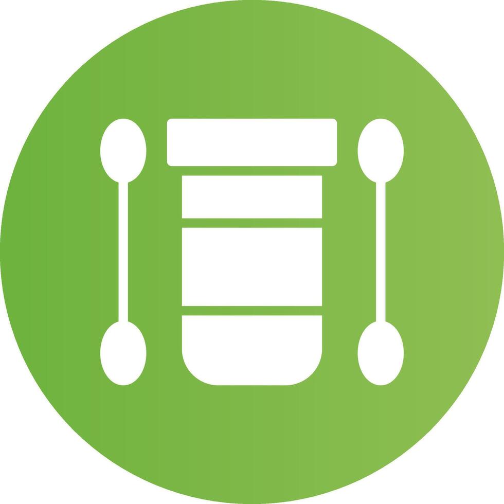 Cotton Swab Creative Icon Design vector