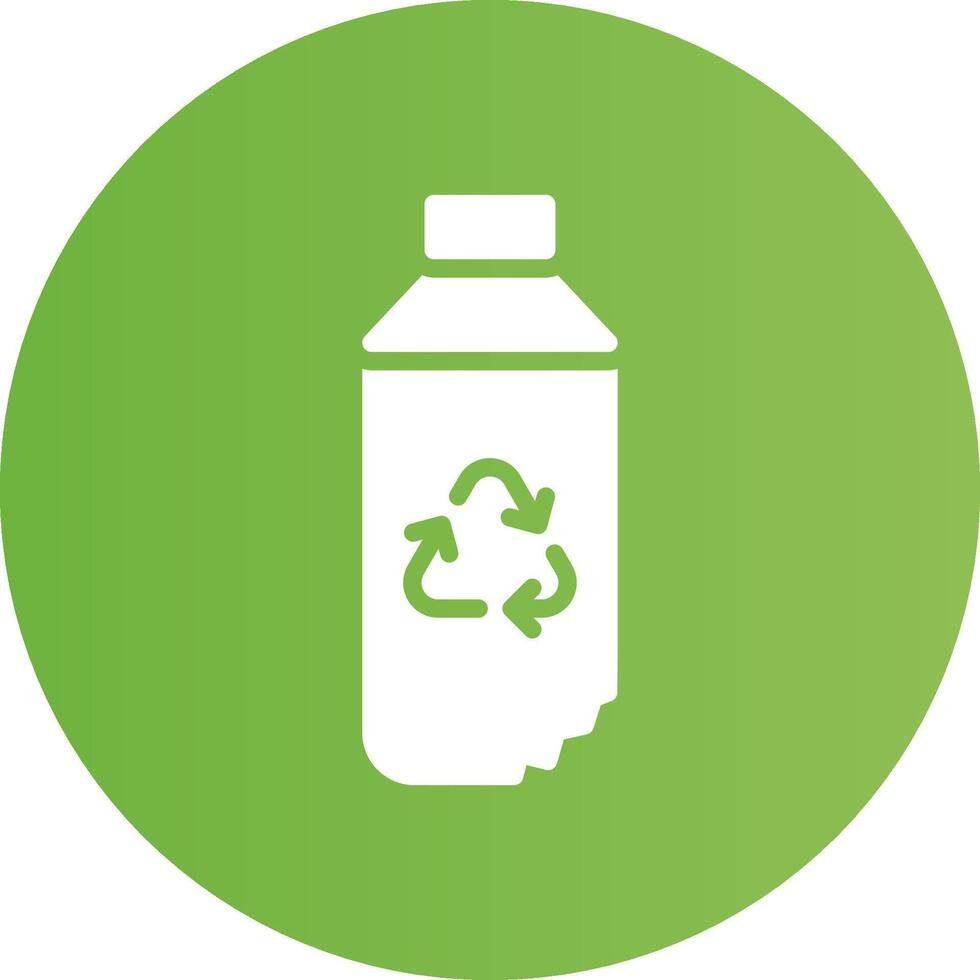 Water Bottle Creative Icon Design vector