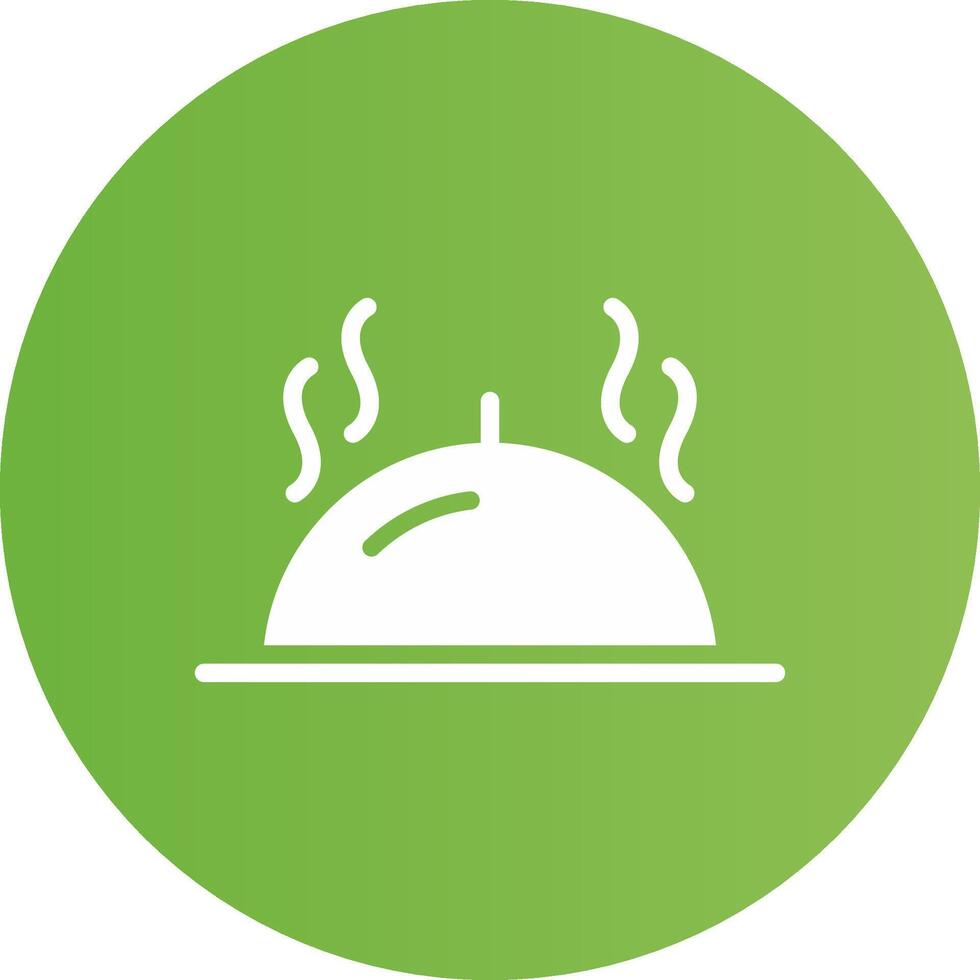 Serving Dish Creative Icon Design vector