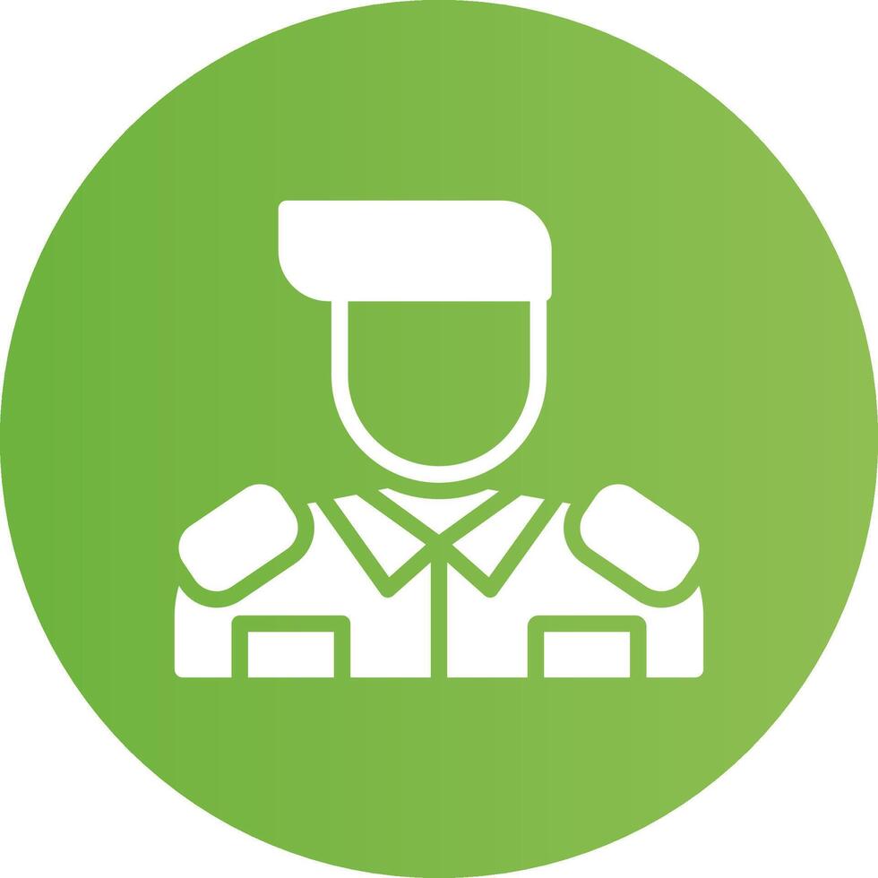 Policeman Creative Icon Design vector