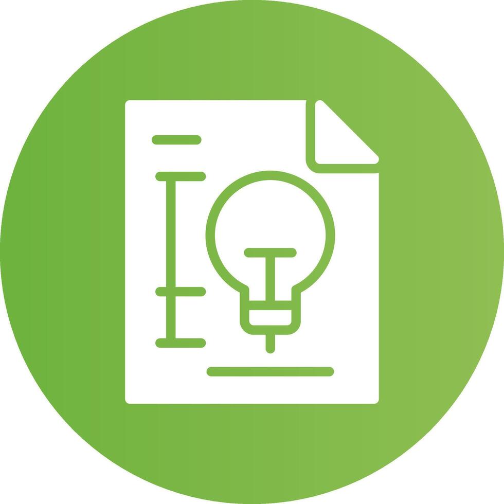 Patent Creative Icon Design vector