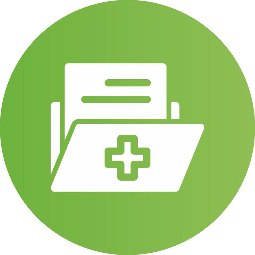 Medical History Creative Icon Design vector