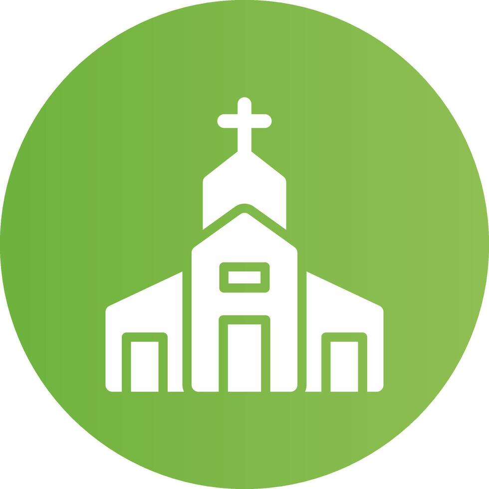 diseño de icono creativo de iglesia vector