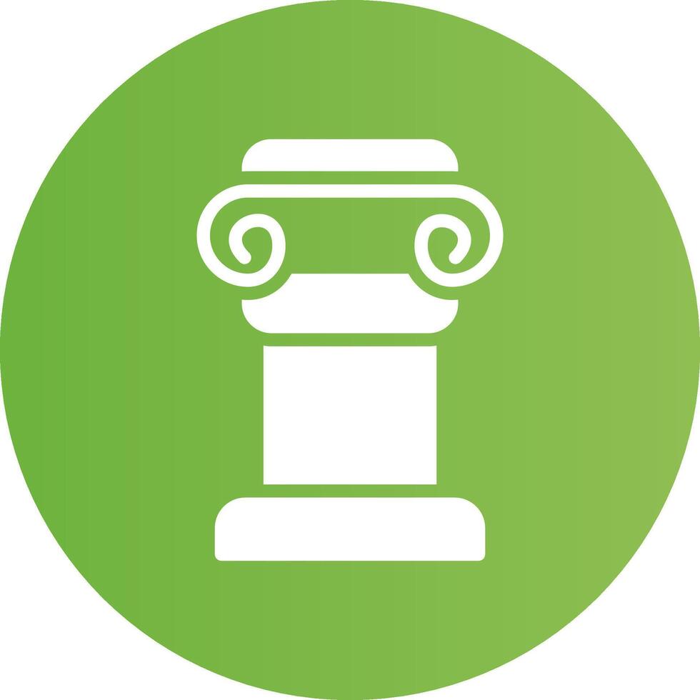 Pillar Creative Icon Design vector
