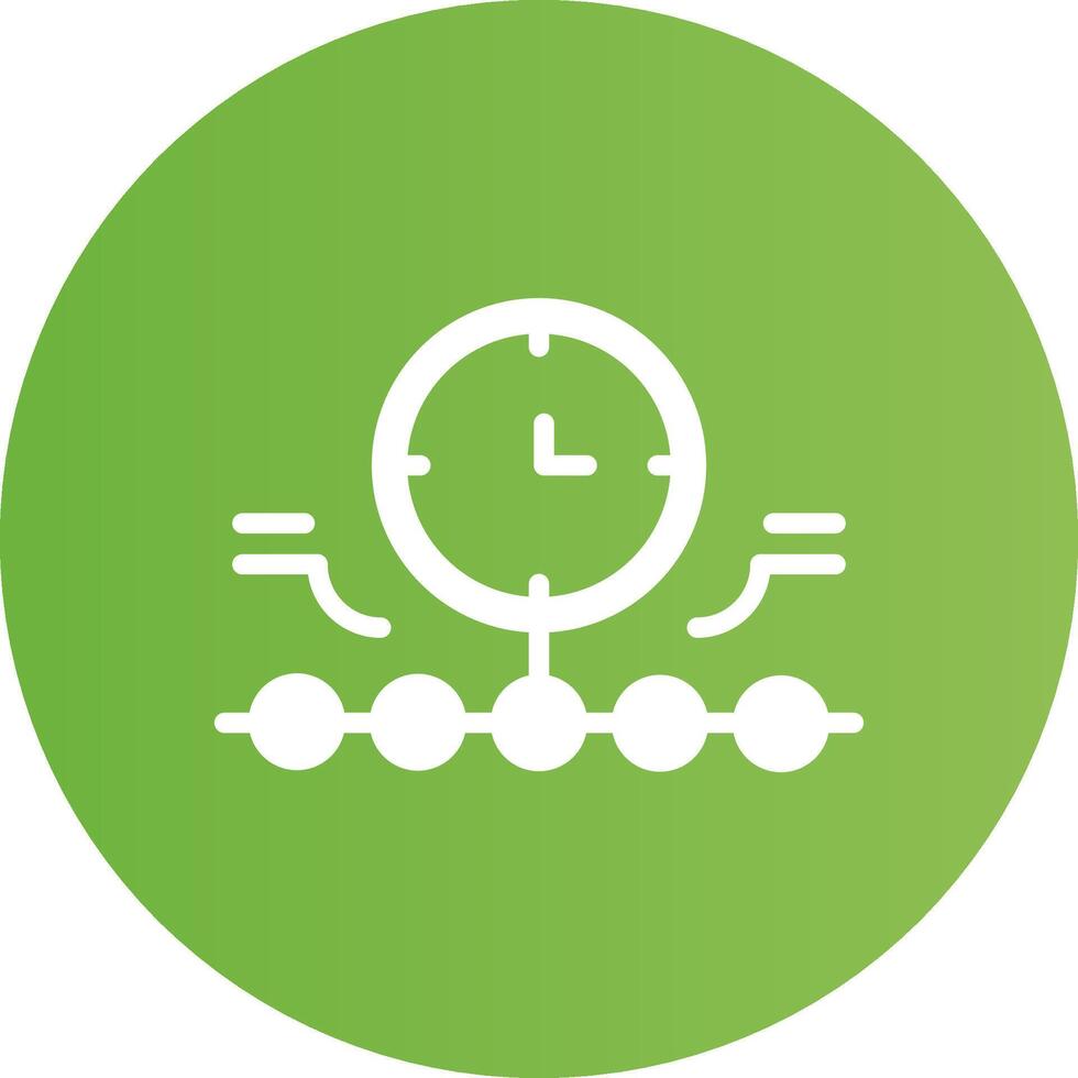 Circular Bending Process Creative Icon Design vector