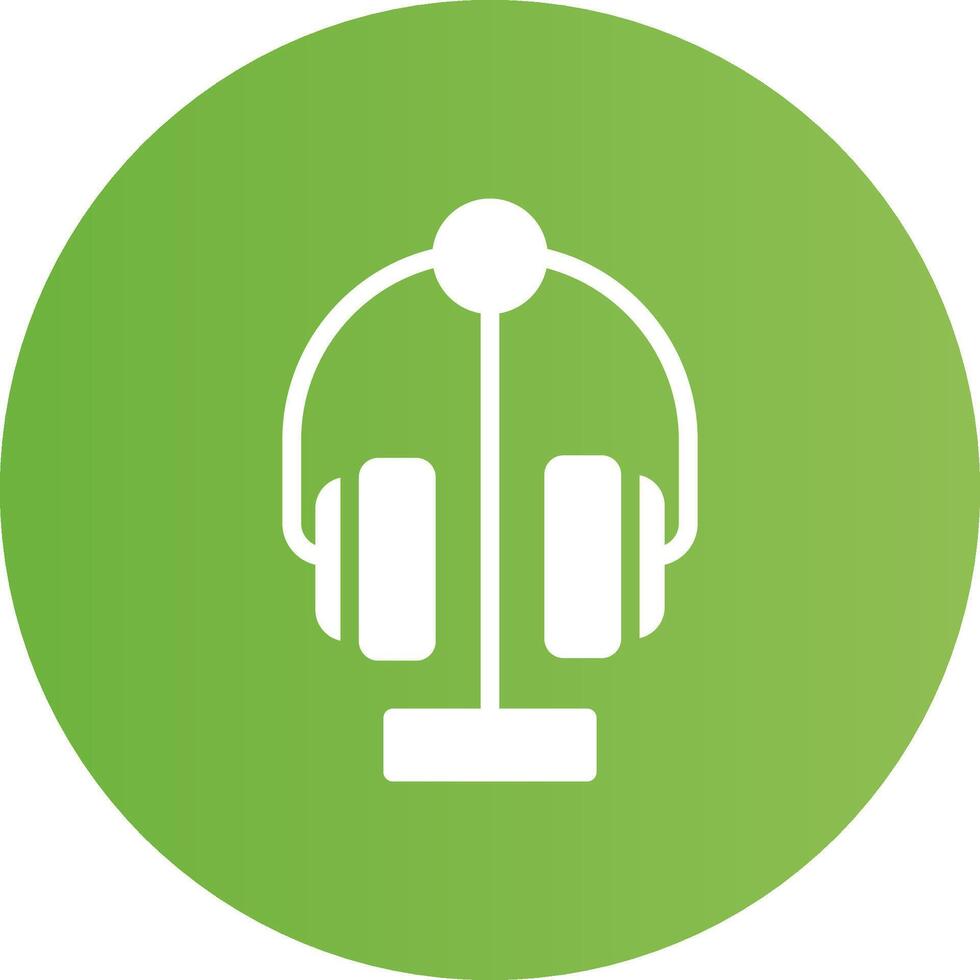 Headphone Creative Icon Design vector