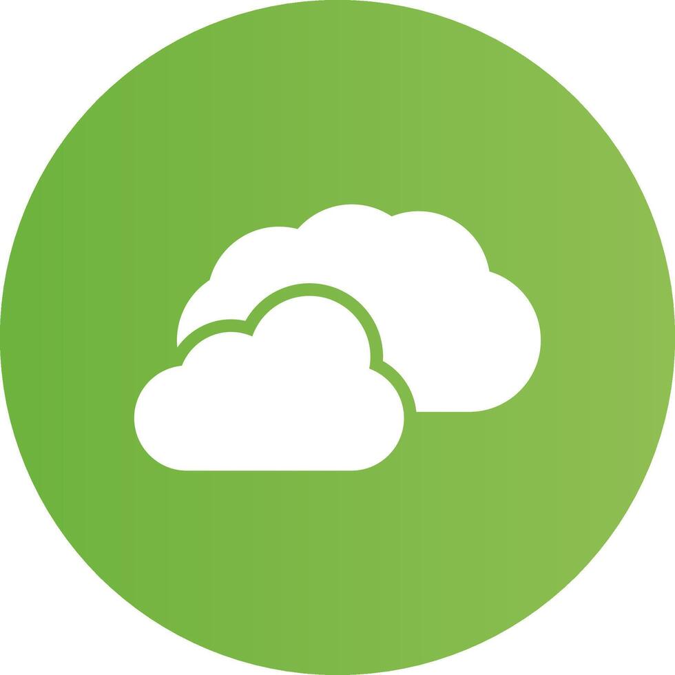 diseño de icono creativo de nube vector