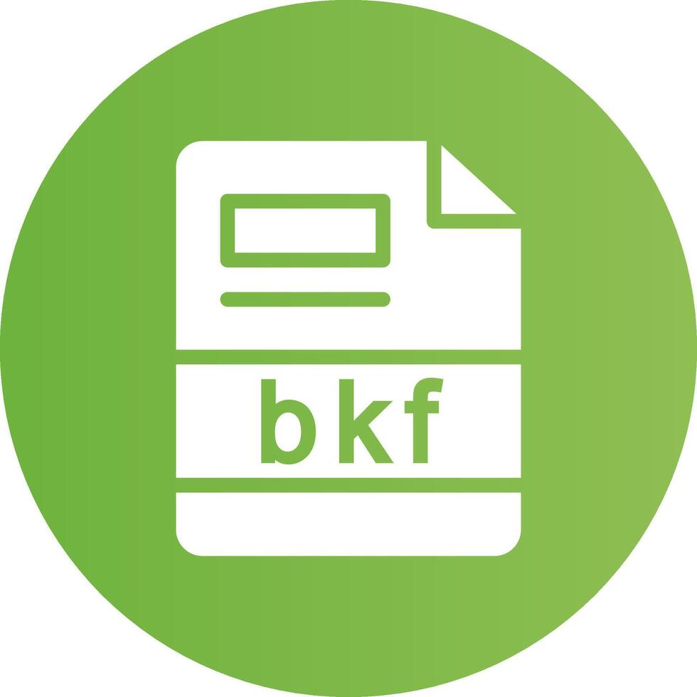 bkf Creative Icon Design vector