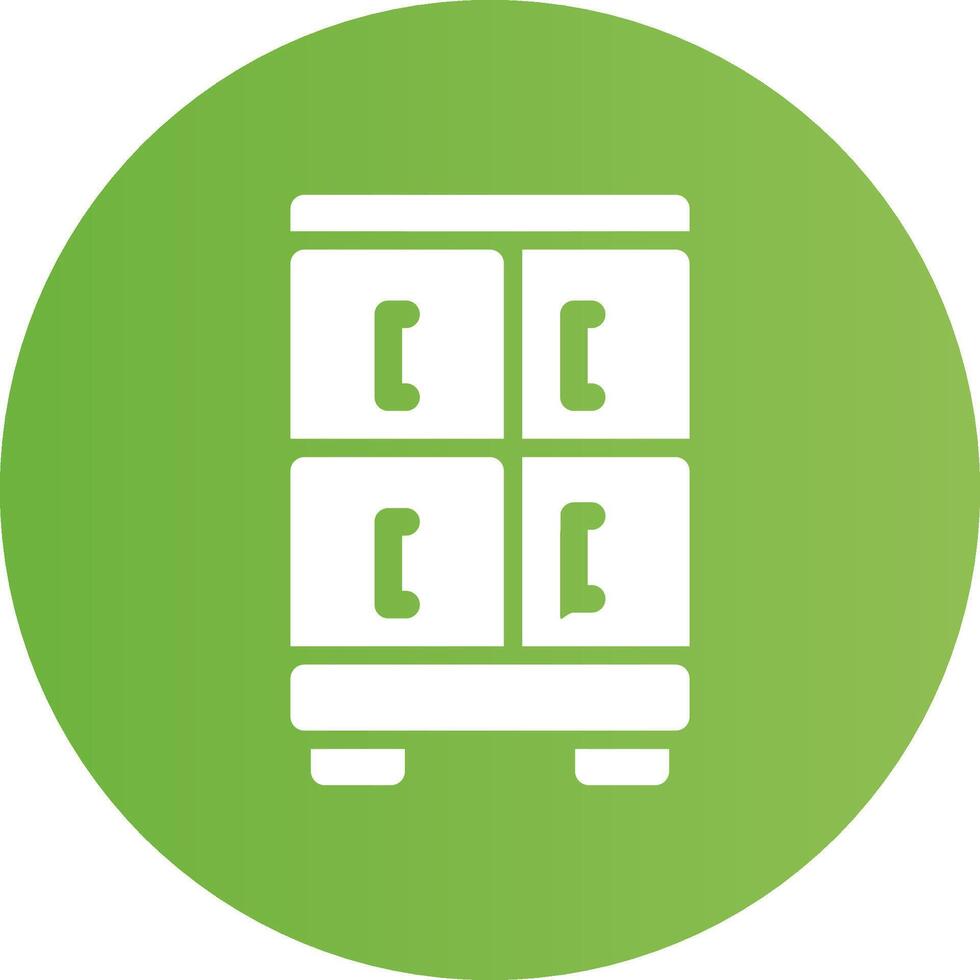 Office Locker Creative Icon Design vector