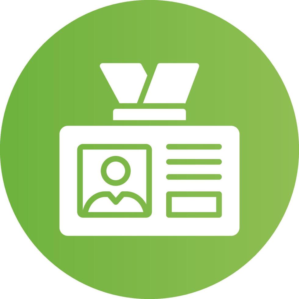 Id Card Creative Icon Design vector