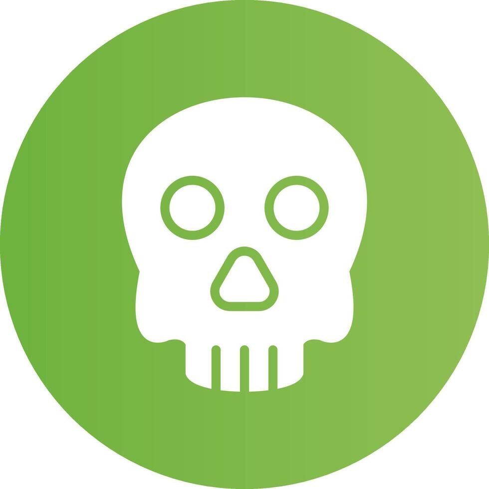 diseño de icono creativo de calavera vector