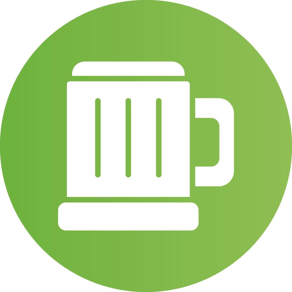 Pint Of Beer Creative Icon Design vector