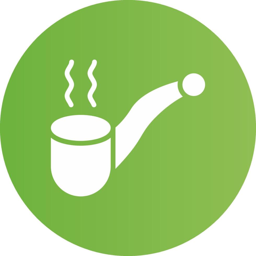 diseño de icono creativo de cigarro de pipa vector