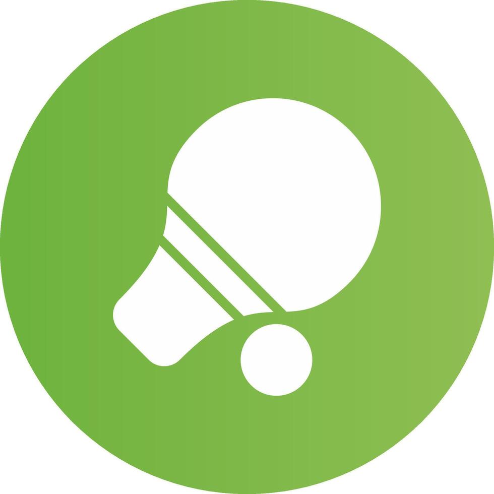 Ping Pong Creative Icon Design vector