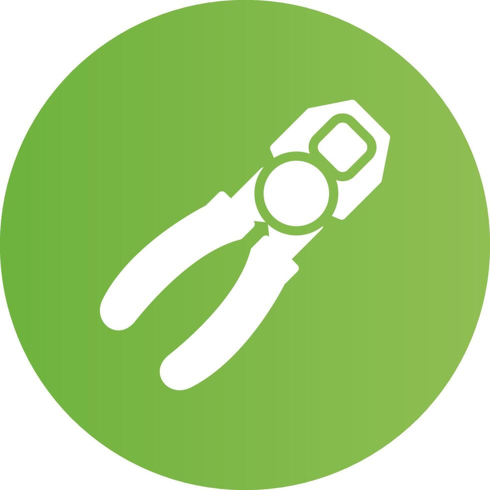 Joint Pliers Creative Icon Design vector