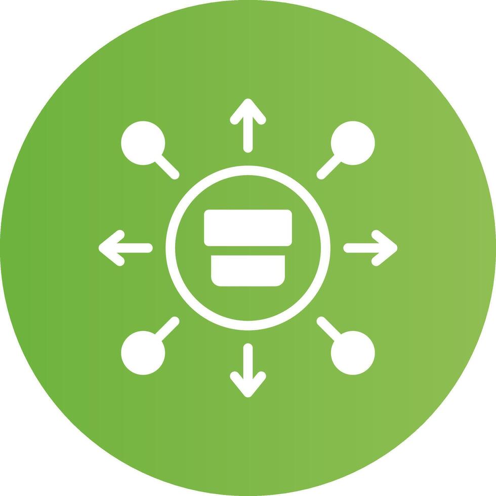 Distribution Creative Icon Design vector