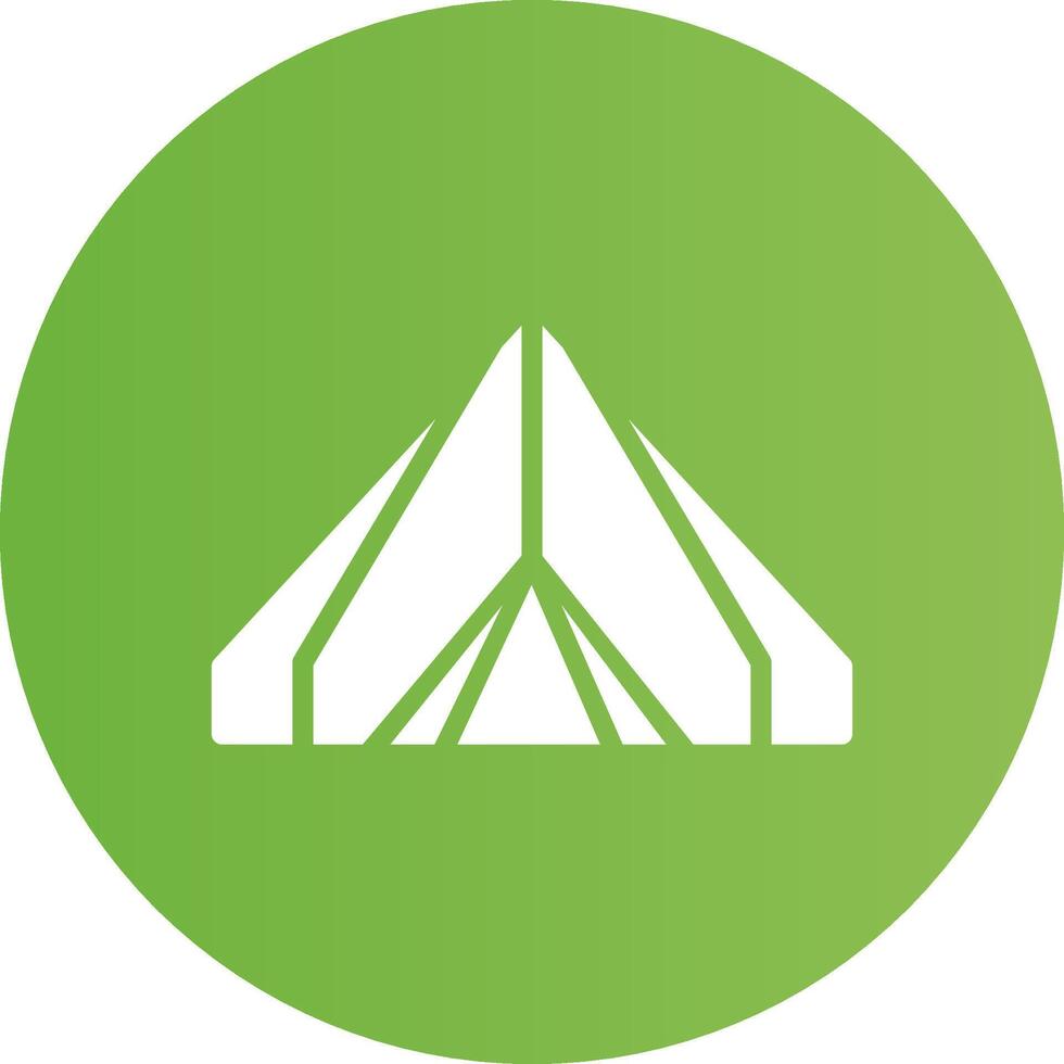 diseño de icono creativo de camping vector