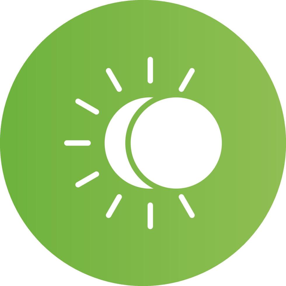 Eclipse Creative Icon Design vector
