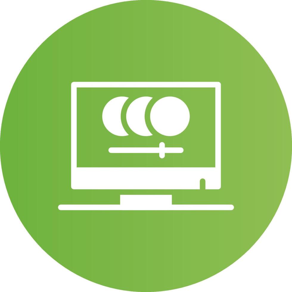 Digital Animation Creative Icon Design vector