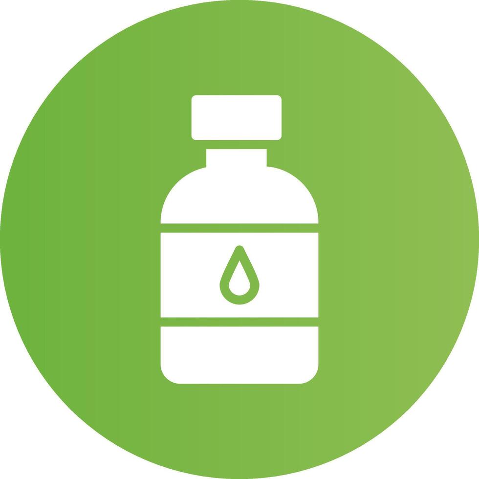 Water Bottle Creative Icon Design vector