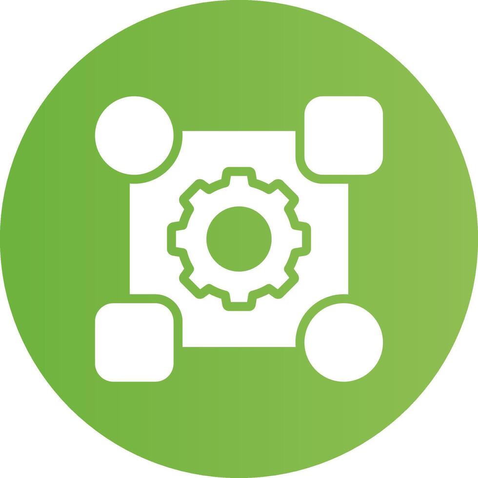 Pattern System Creative Icon Design vector