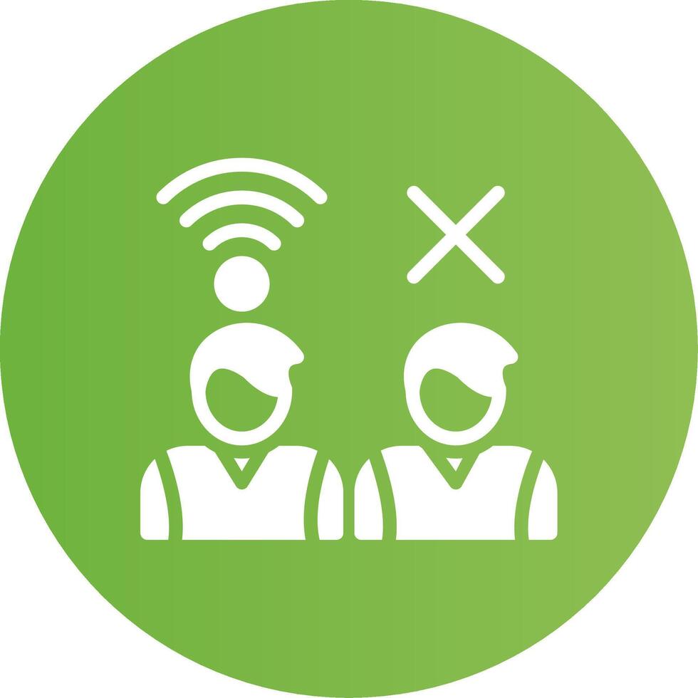 Digital Divide Creative Icon Design vector