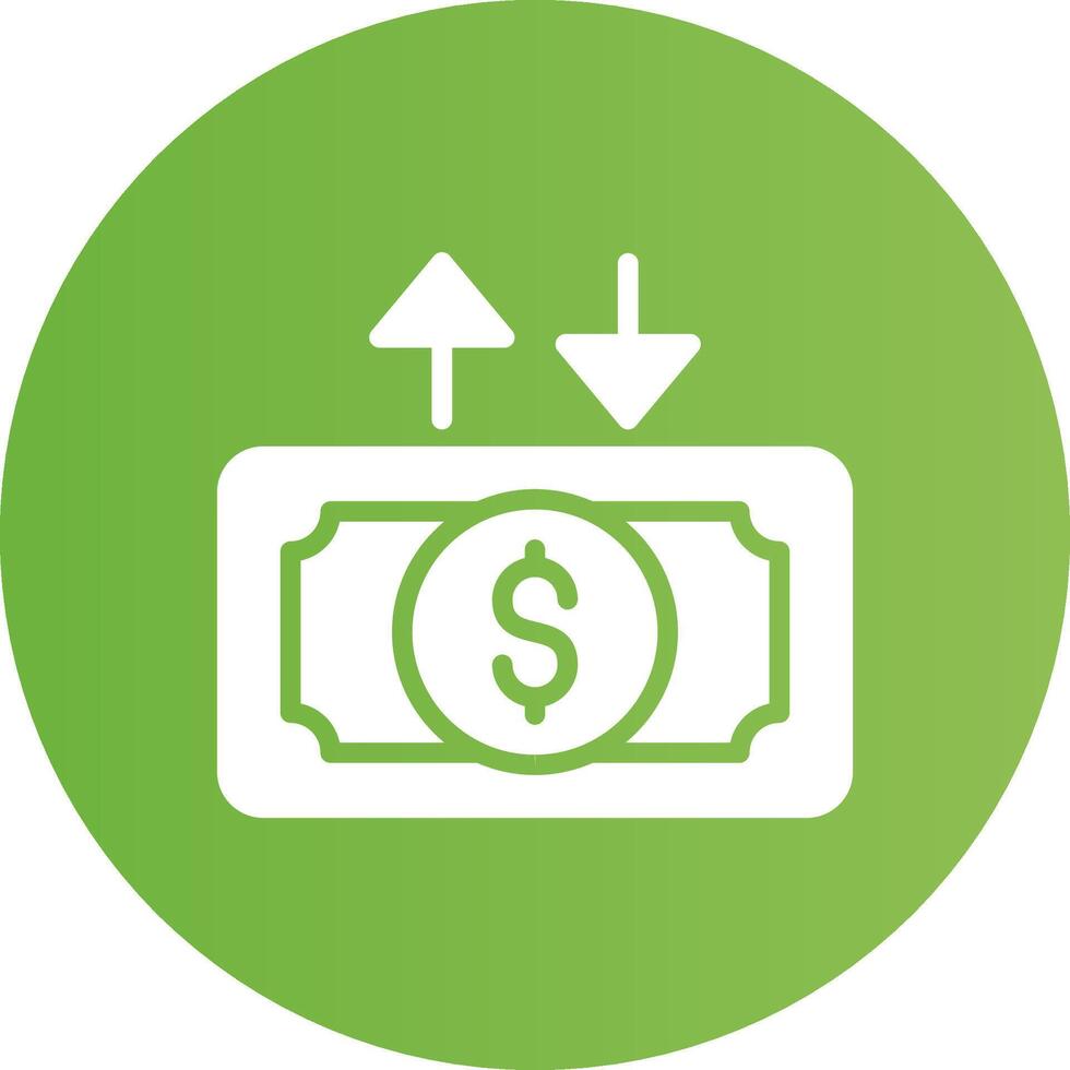 Cash Flow Creative Icon Design vector