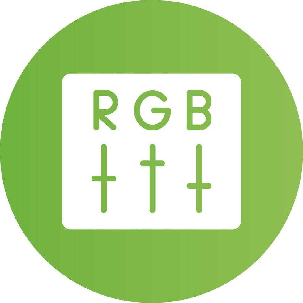 Rgb Creative Icon Design vector