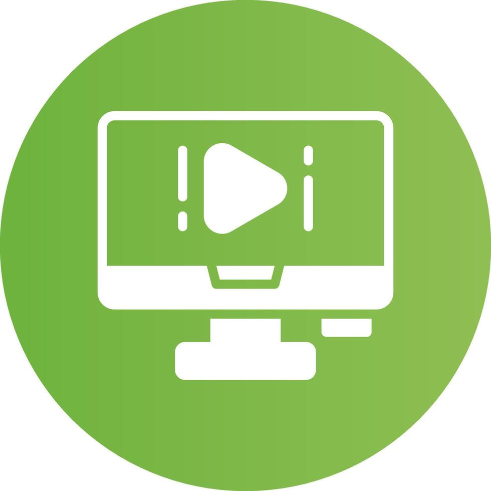 Watch TV Creative Icon Design vector
