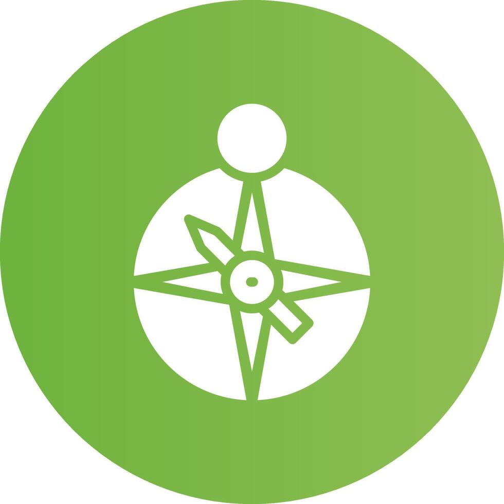 Compass Creative Icon Design vector