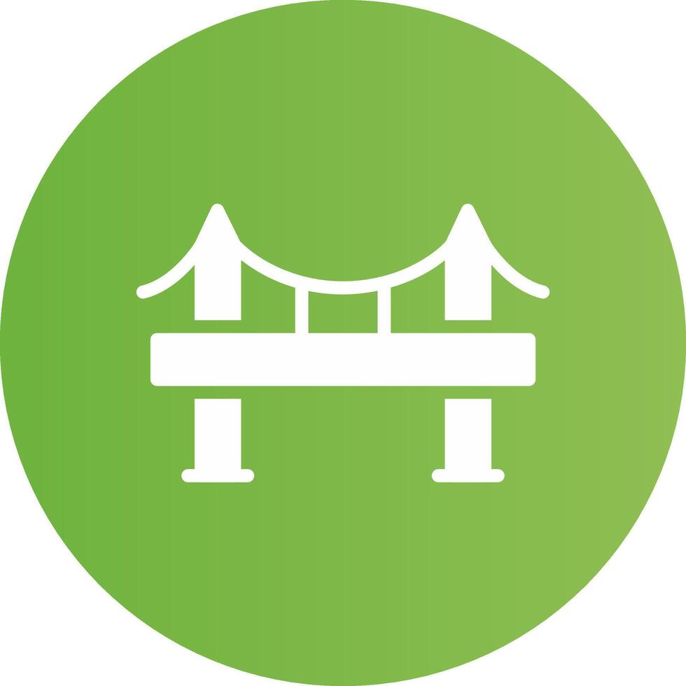 Bridge Creative Icon Design vector