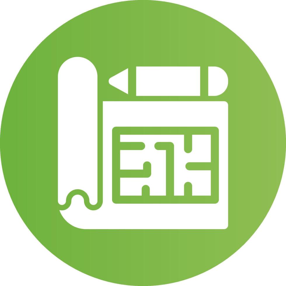 Blueprint Creative Icon Design vector