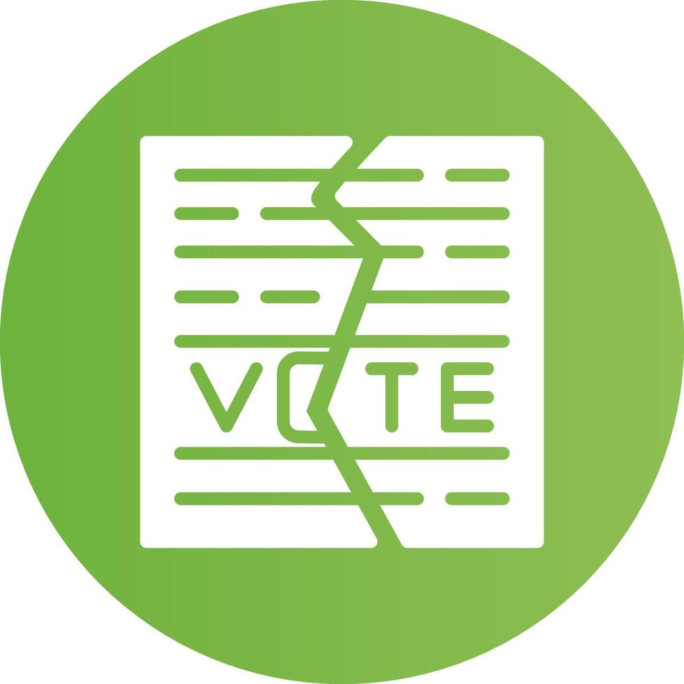 Ballot Creative Icon Design vector