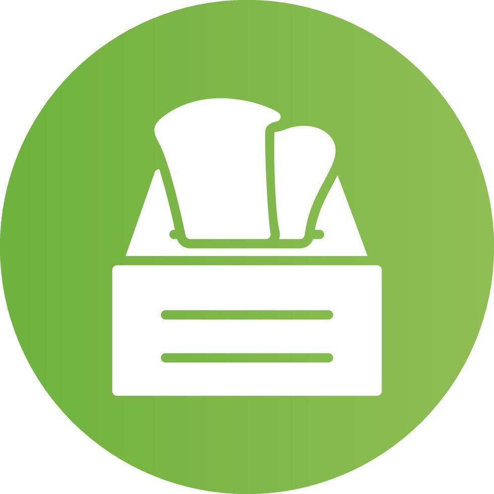 Tissue Box Creative Icon Design vector