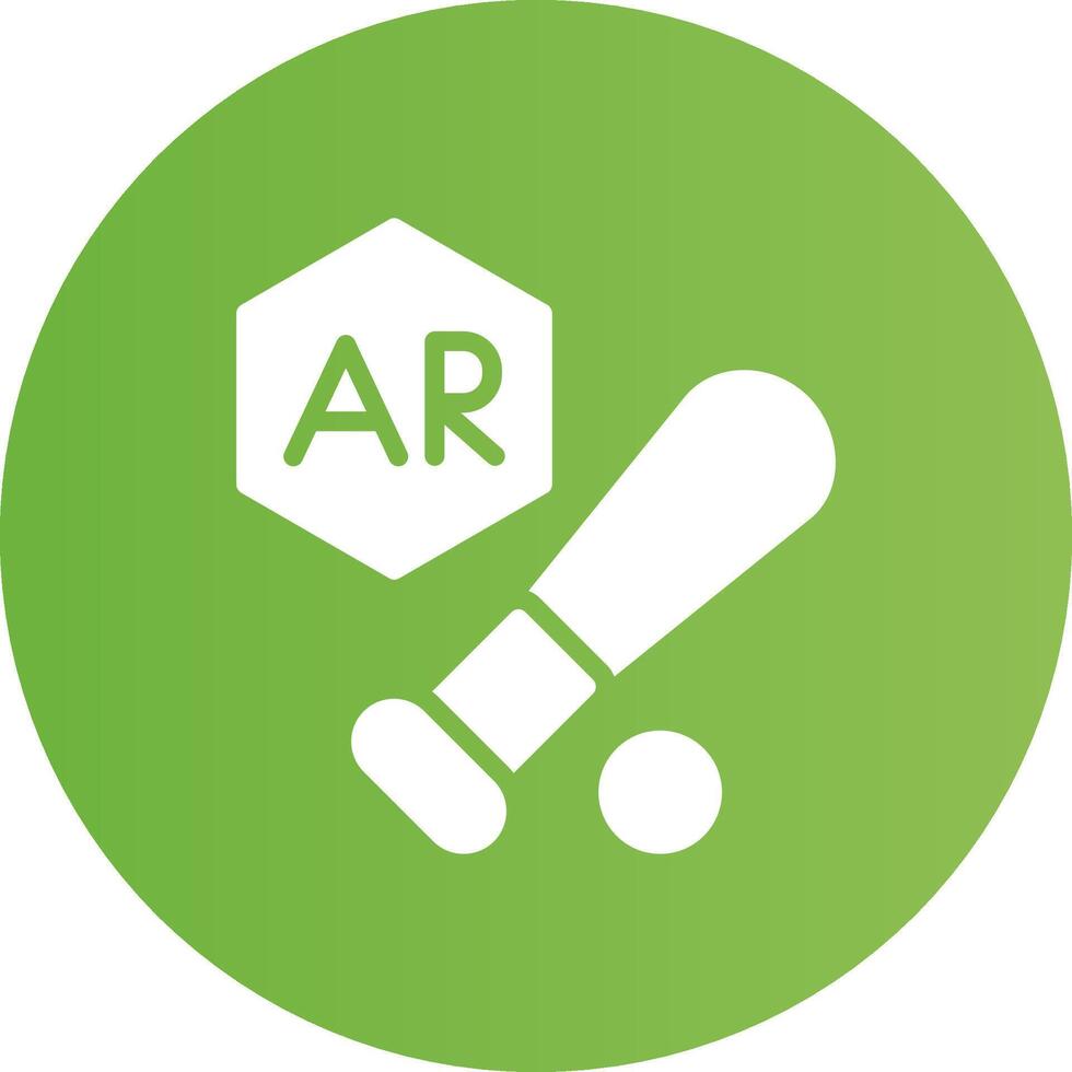 Ar Baseball Creative Icon Design vector