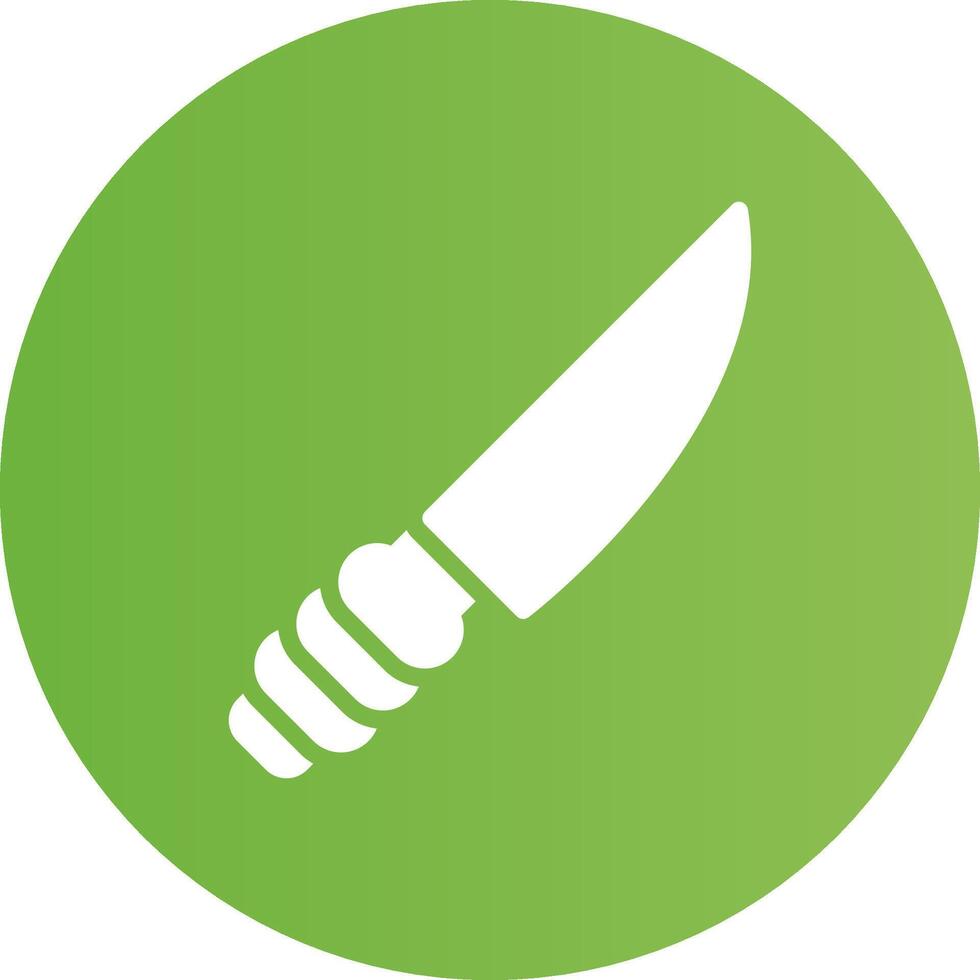 diseño de icono creativo de cuchillo vector