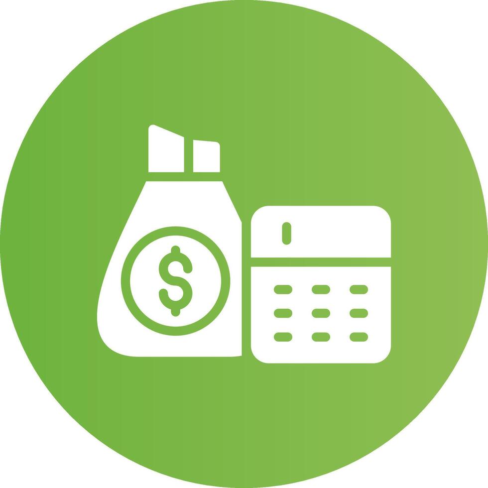 Budget Creative Icon Design vector