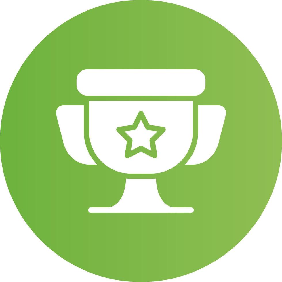 Trophy Creative Icon Design vector