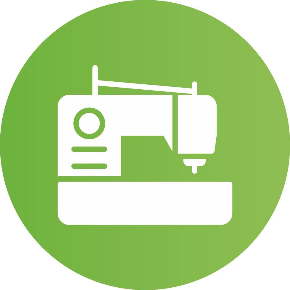Sewing Machine Creative Icon Design vector