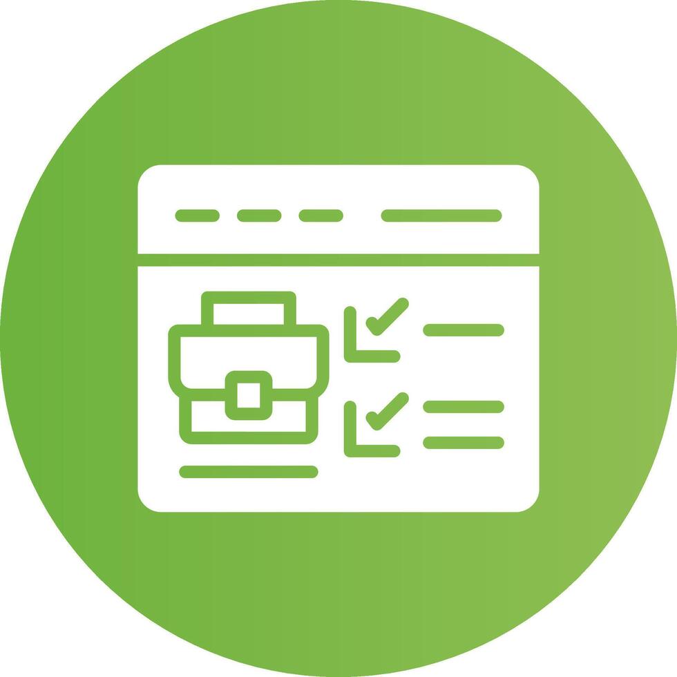 Job Opportunities Creative Icon Design vector