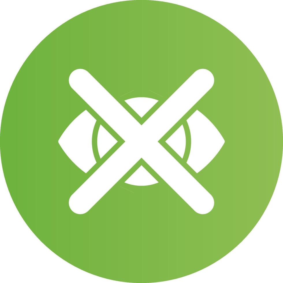 Close Eyes Creative Icon Design vector