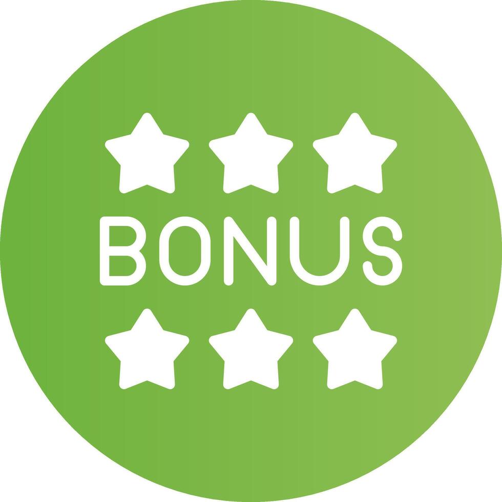 Bonus Creative Icon Design vector
