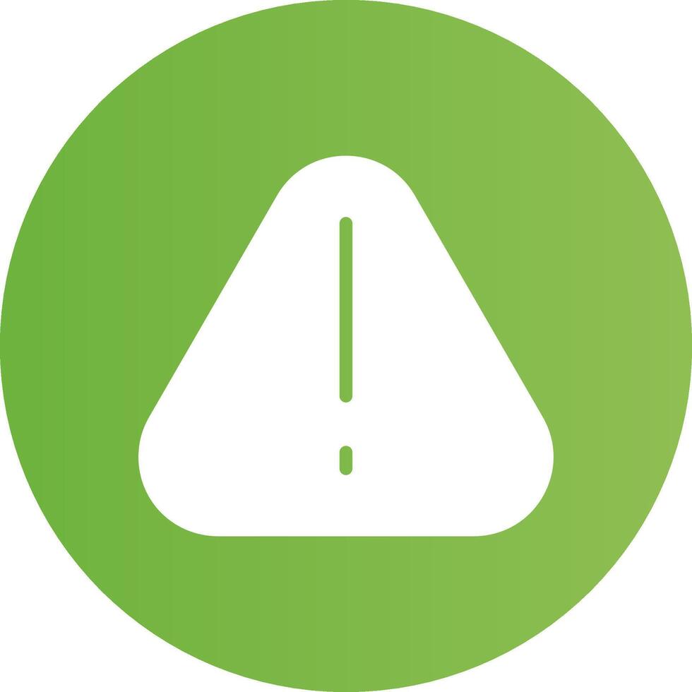 Glyph Circle light green Gradient vector