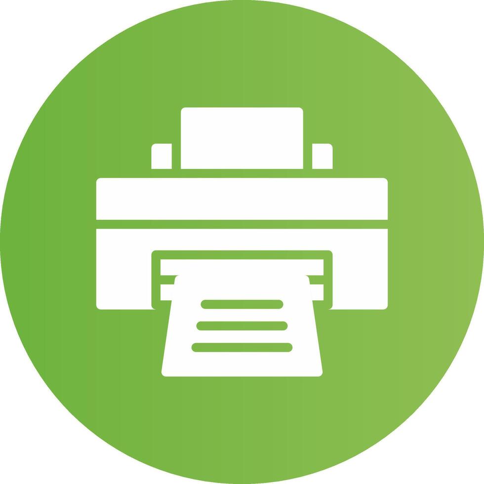 Printer Creative Icon Design vector