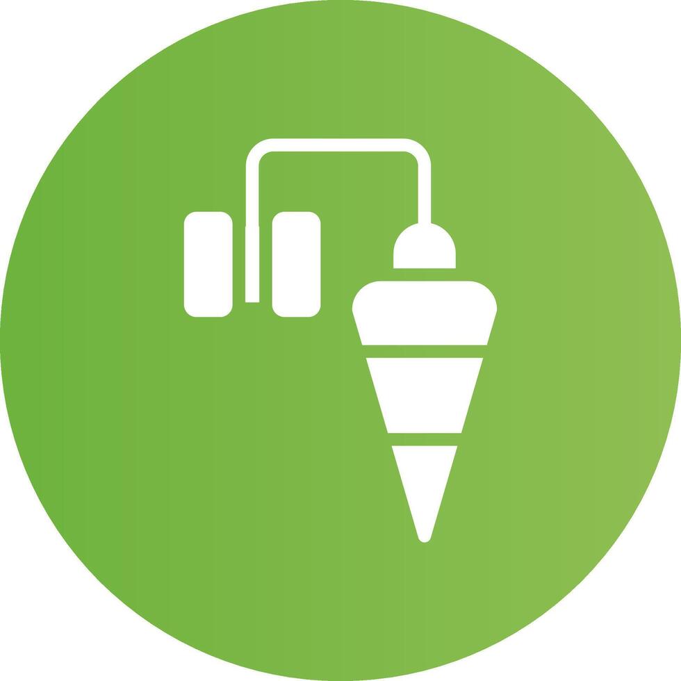 Plumb Bob Creative Icon Design vector
