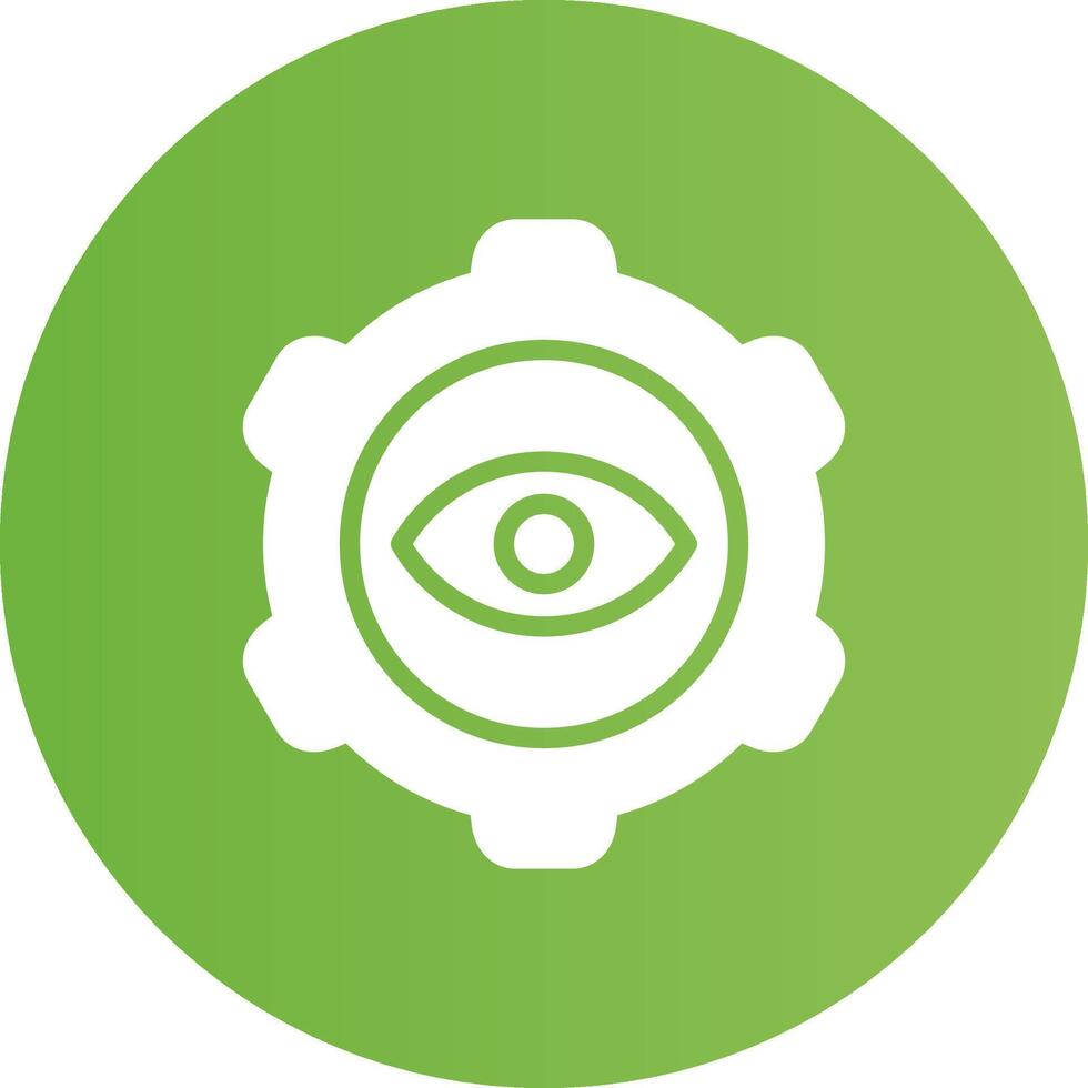 Eye Setting Creative Icon Design vector