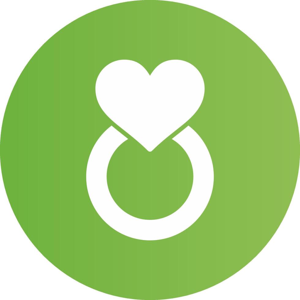 Engagement Ring Creative Icon Design vector