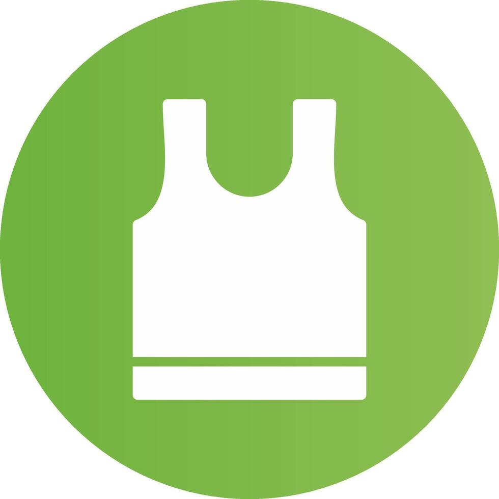 Tank Top Creative Icon Design vector